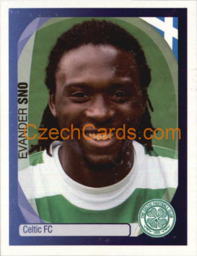 Evander Sno 2007/08 Panini UCL sticker #122