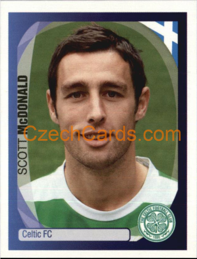 Scott McDonald 2007/08 Panini UCL sticker #127