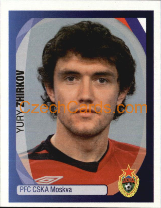 Yuri Zhirkov 2007/08 Panini UCL sticker #156