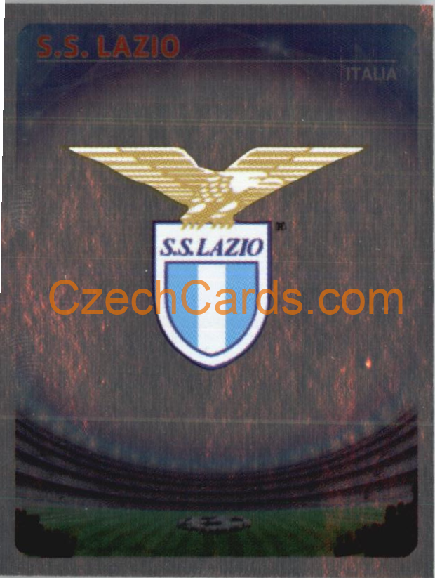 Club Emblem S.S. Lazio 2007/08 Panini UCL sticker metal #179