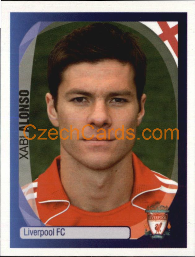 Xabi Alonso 2007/08 Panini UCL sticker #204