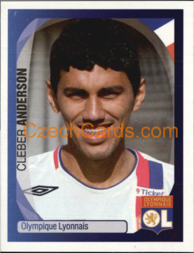Cleber Anderson 2007/08 Panini UCL sticker #219