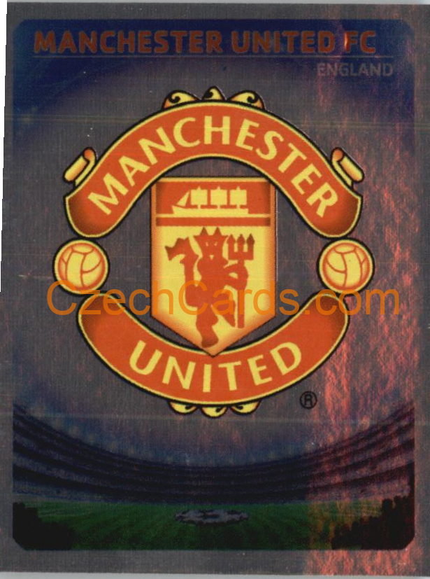 Club Emblem Manchester United 2007/08 Panini UCL sticker metal #230
