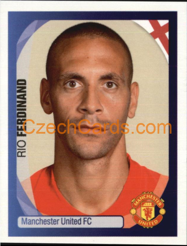 Rio Ferdinand 2007/08 Panini UCL sticker #232