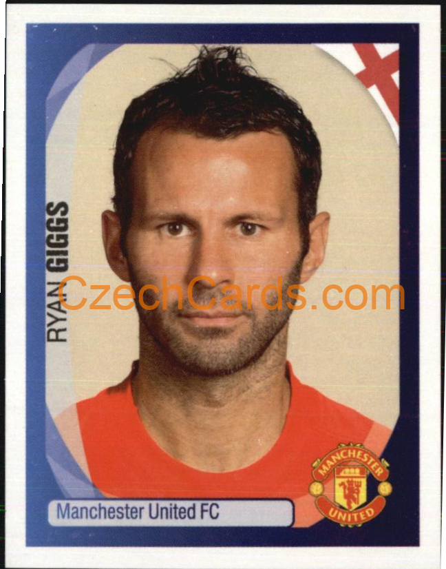 Ryan Giggs 2007/08 Panini UCL sticker #240