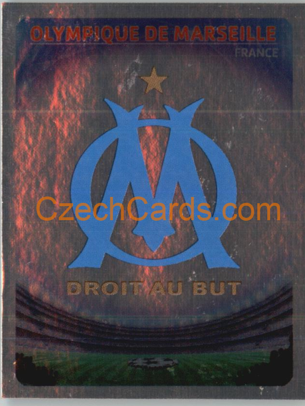 Club Emblem Olympique De Marseille 2007/08 Panini UCL sticker metal #247
