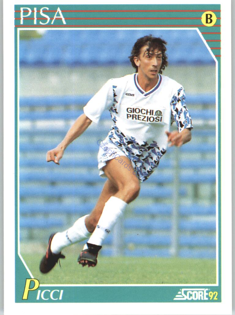 Silvio Picci 1992 Score Italian League #332