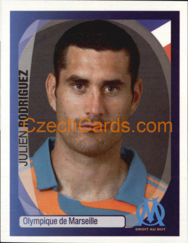 Julien Rodriguez 2007/08 Panini UCL sticker #249