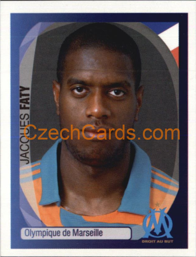 Jacques Faty 2007/08 Panini UCL sticker #251