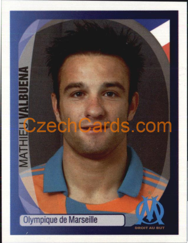 Mathieu Valbuena 2007/08 Panini UCL sticker #260