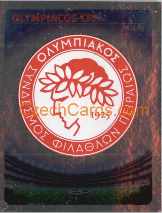 Club Emblem Olympiacos CFP 2007/08 Panini UCL sticker metal #264