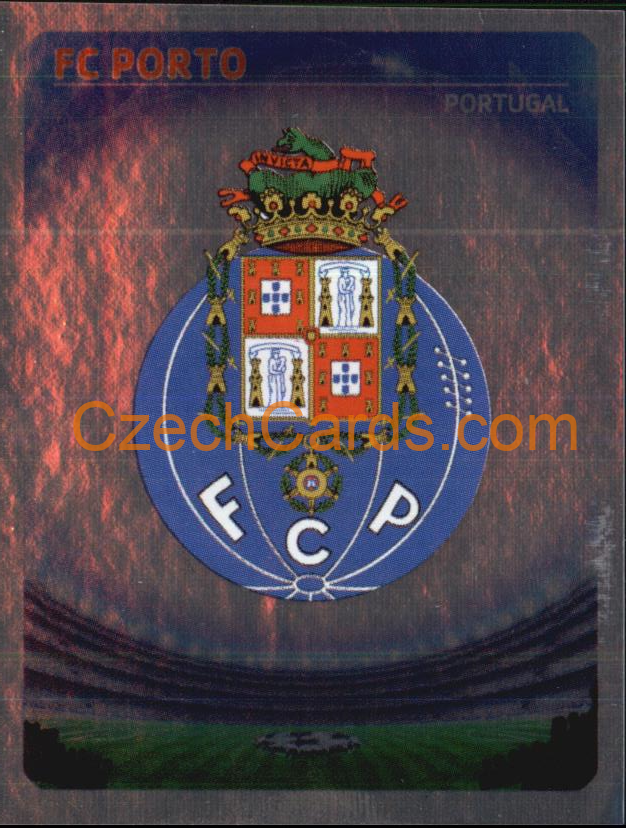 Club Emblem FC Porto 2007/08 Panini UCL sticker metal #281