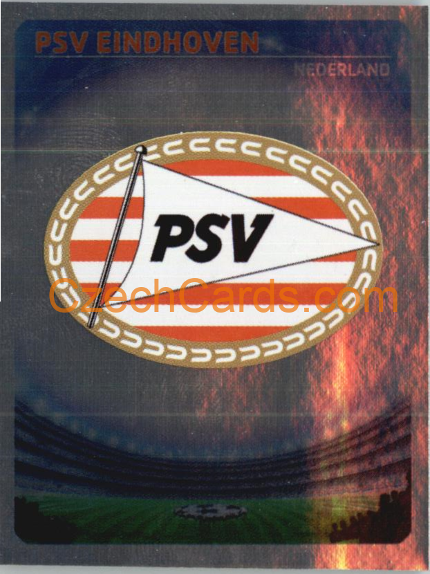 Club Emblem PSV Eindhoven 2007/08 Panini UCL sticker metal #298