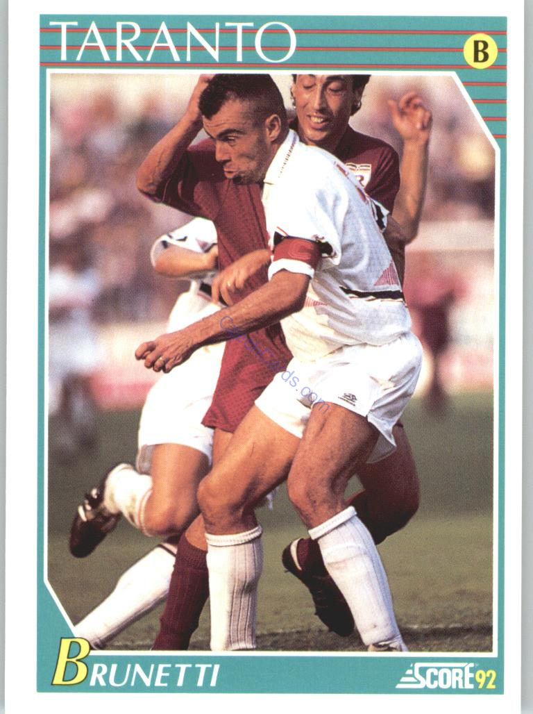 Luca Brunetti 1992 Score Italian League #340