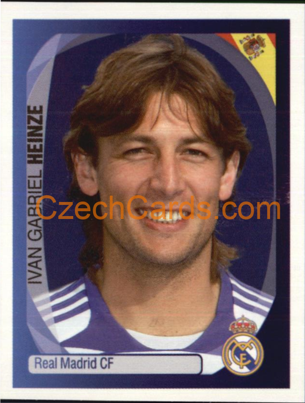Ivan Gabriel Heinze 2007/08 Panini UCL sticker #338
