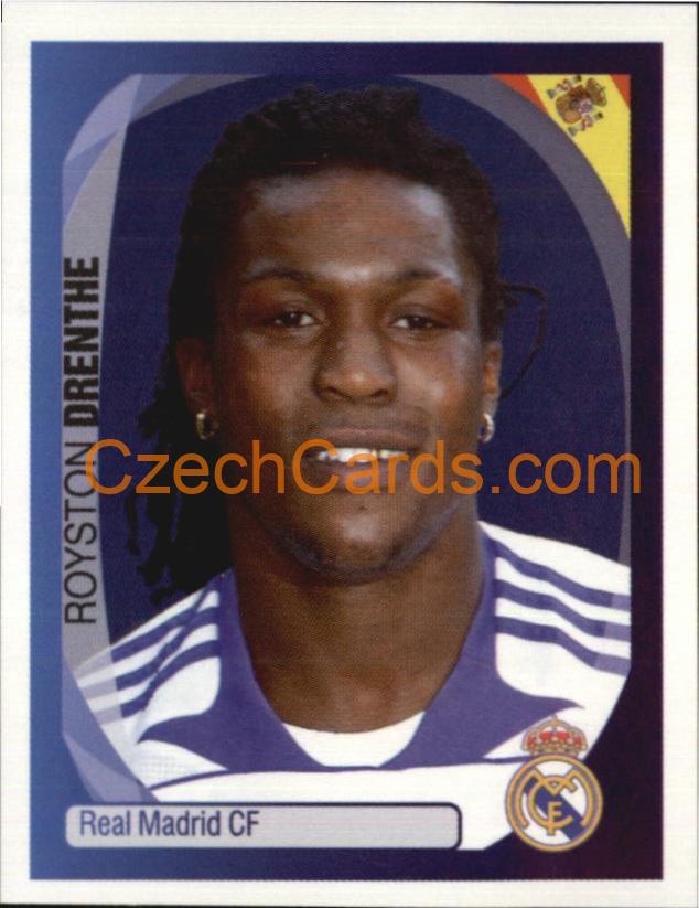 Royston Drenthe 2007/08 Panini UCL sticker #343