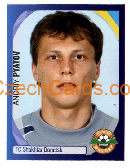 Andriy Pyatov 2007/08 Panini UCL sticker #384
