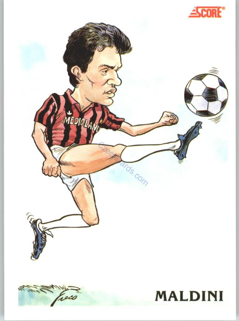 Paolo Maldini 1992 Score Italian League #352
