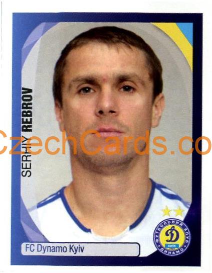 Serhiy Rebrov 2007/08 Panini UCL sticker #462