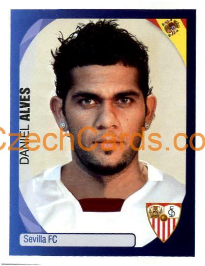 Dani Alves 2007/08 Panini UCL sticker #504