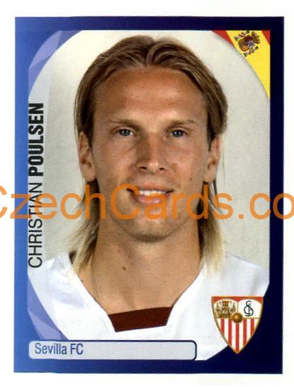 Christian Poulsen 2007/08 Panini UCL sticker #510