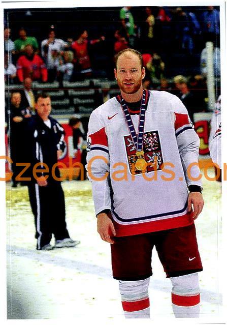 Jaromír Jágr in Czech team 1/3 2021 Kaufland sticker #157