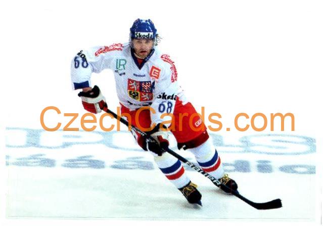 Jaromír Jágr Czech jersey 2021 Kaufland sticker #162
