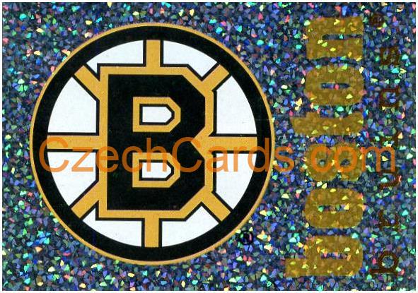 Boston Bruins Logo 1998/99 Panini NHL Hockey sticker foil #7
