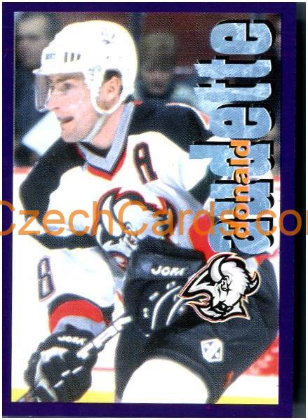 Donald Audette 1998/99 Panini NHL Hockey sticker #17