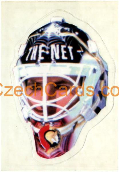 Damian Rhodes 1998/99 Panini NHL Hockey sticker mask #40