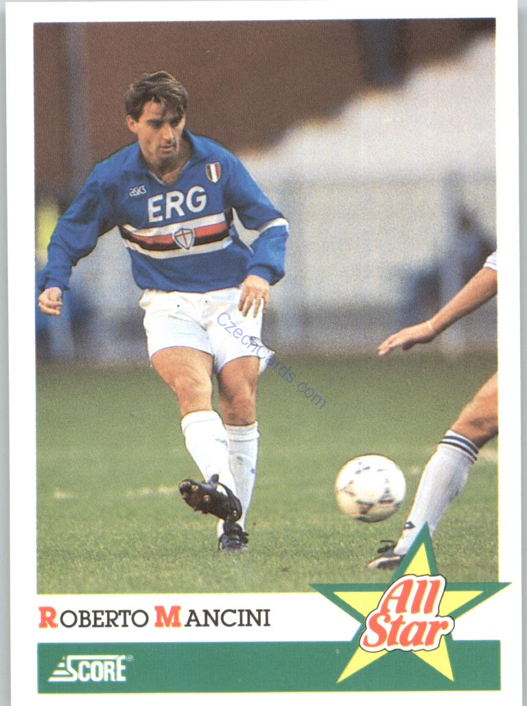Roberto Mancini 1992 Score Italian League #419