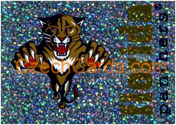 Florida Panthers Logo 1998/99 Panini NHL Hockey sticker foil #55