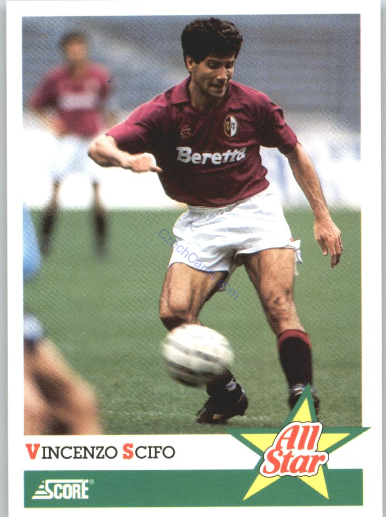 Enzo Scifo 1992 Score Italian League #420