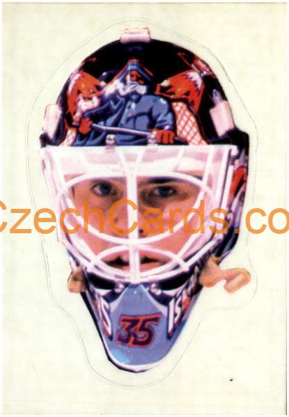 Tommy Salo 1998/99 Panini NHL Hockey sticker mask #72