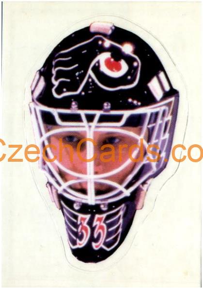 Sean Burke 1998/99 Panini NHL Hockey sticker mask #91