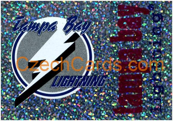Tampa Bay Lightning Logo 1998/99 Panini NHL Hockey sticker foil #95