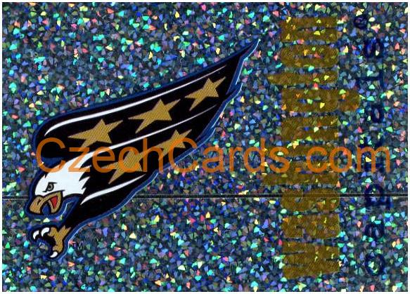 Washington Capitals Logo 1998/99 Panini NHL Hockey sticker foil #103