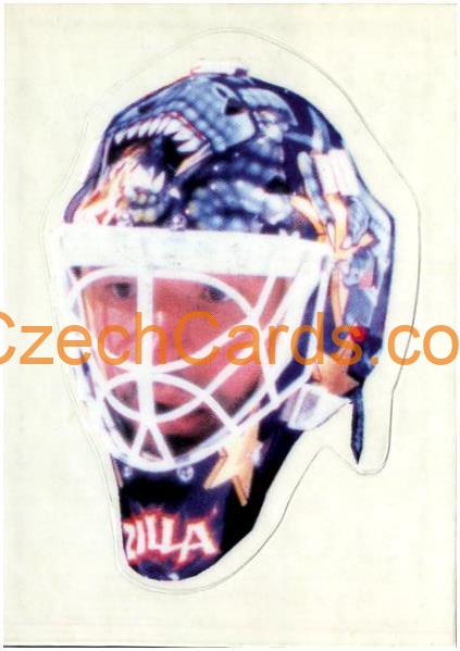 Olaf Kolzig 1998/99 Panini NHL Hockey sticker mask #108