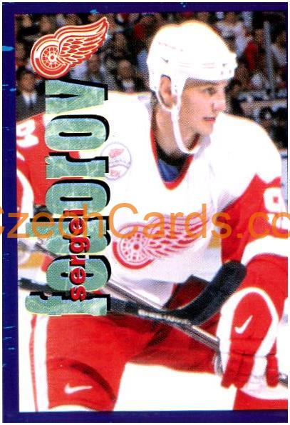 Sergei Fedorov 1998/99 Panini NHL Hockey sticker #129