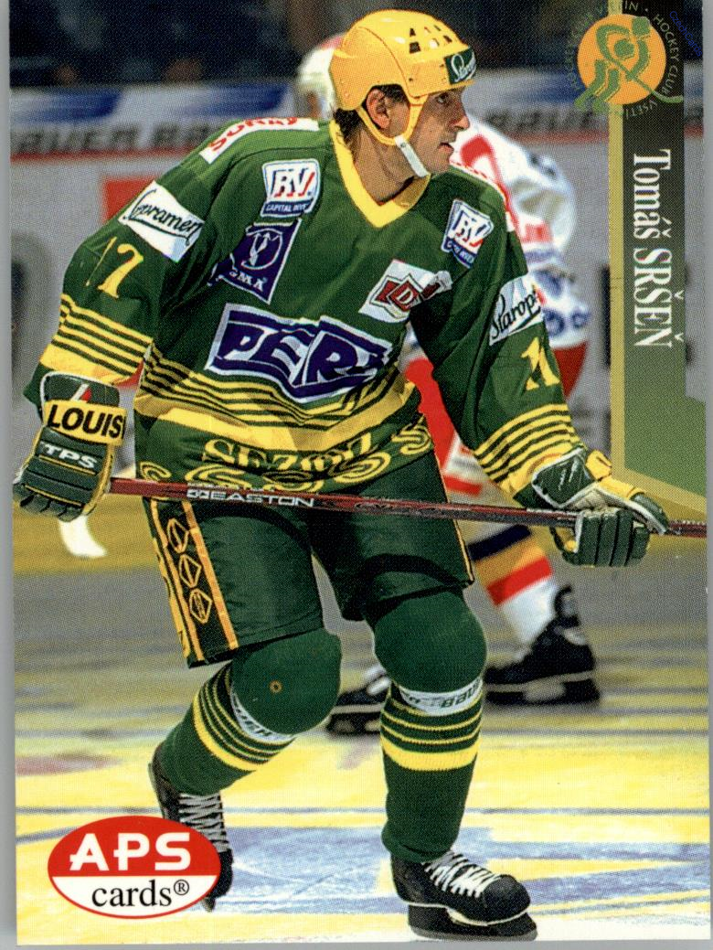 Tomáš Sršeň APS 97/98 hokejová karta #38 Vsetín