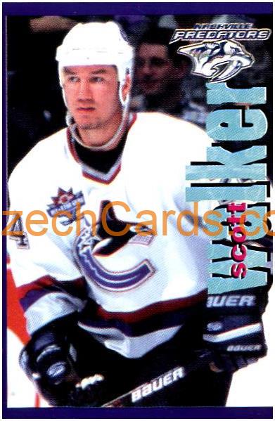 Scott Walker 1998/99 Panini NHL Hockey sticker #142