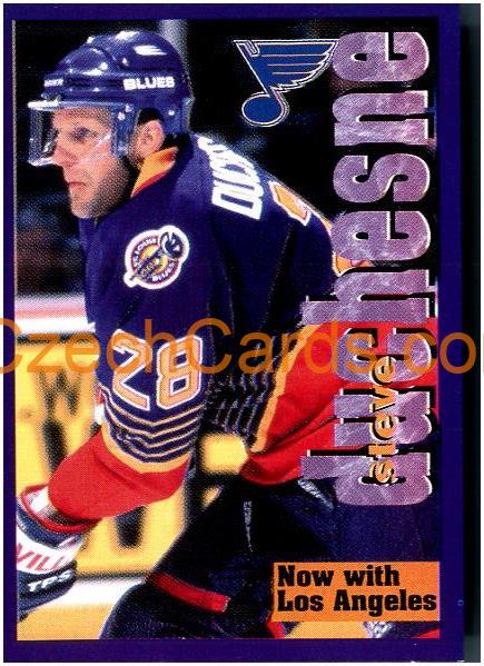 Steve Duchesne 1998/99 Panini NHL Hockey sticker #158