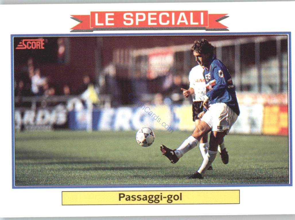 Roberto Mancini 1992 Score Italian League #436