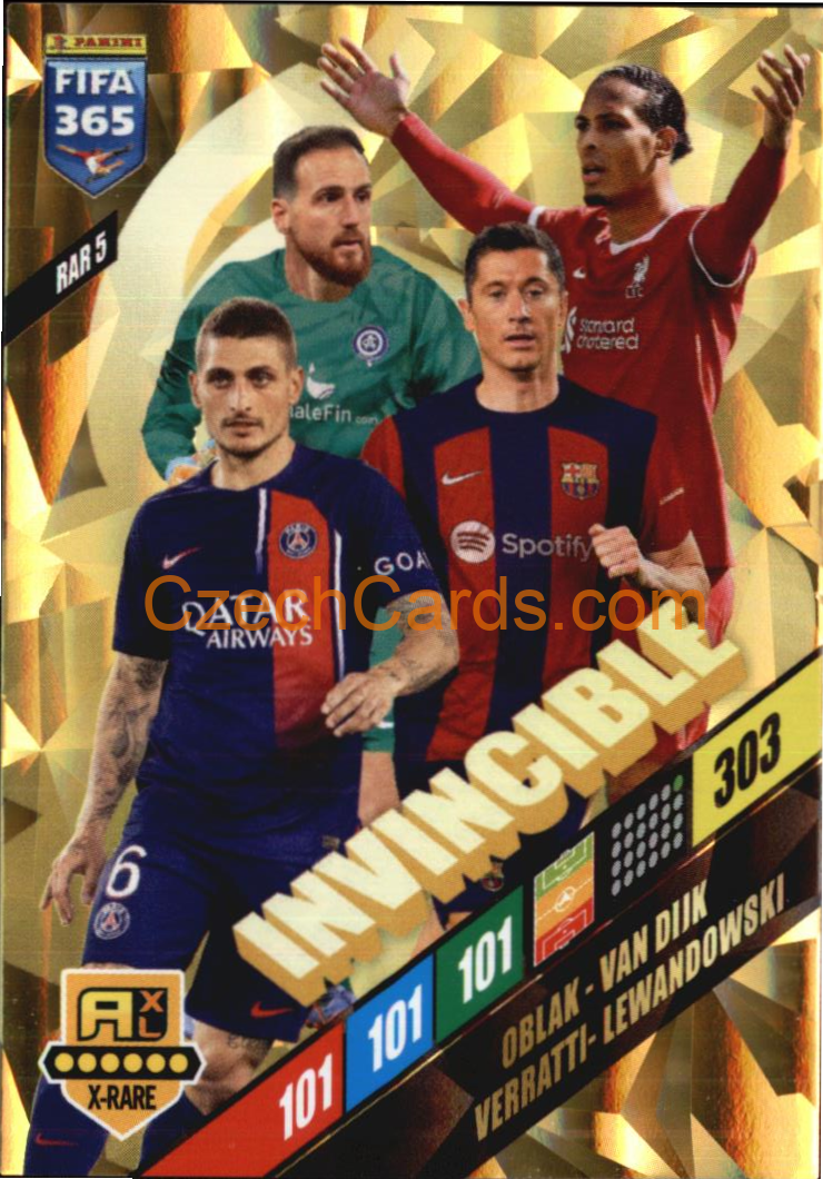 Invincible 2024 Panini FIFA 365  Adrenalyn XL Top Master RAR5