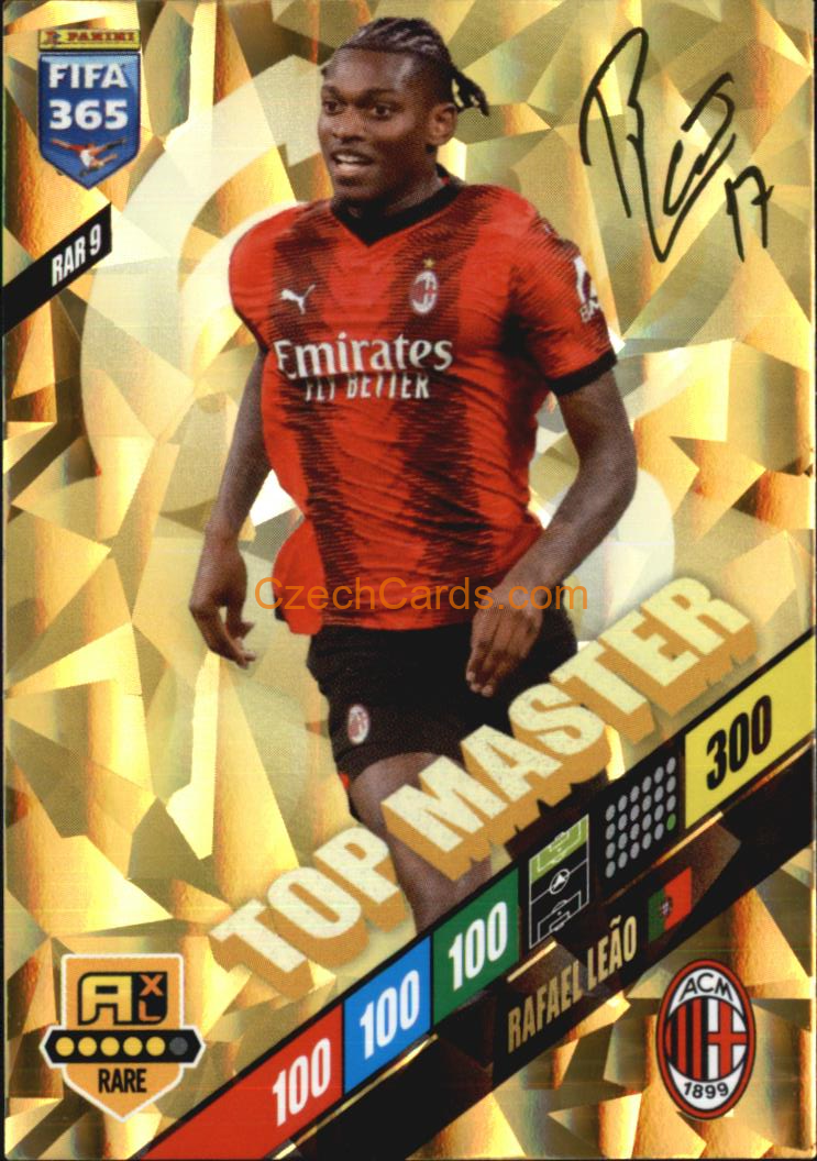 Rafael Leão 2024 Panini FIFA 365  Adrenalyn XL Top Master RAR9