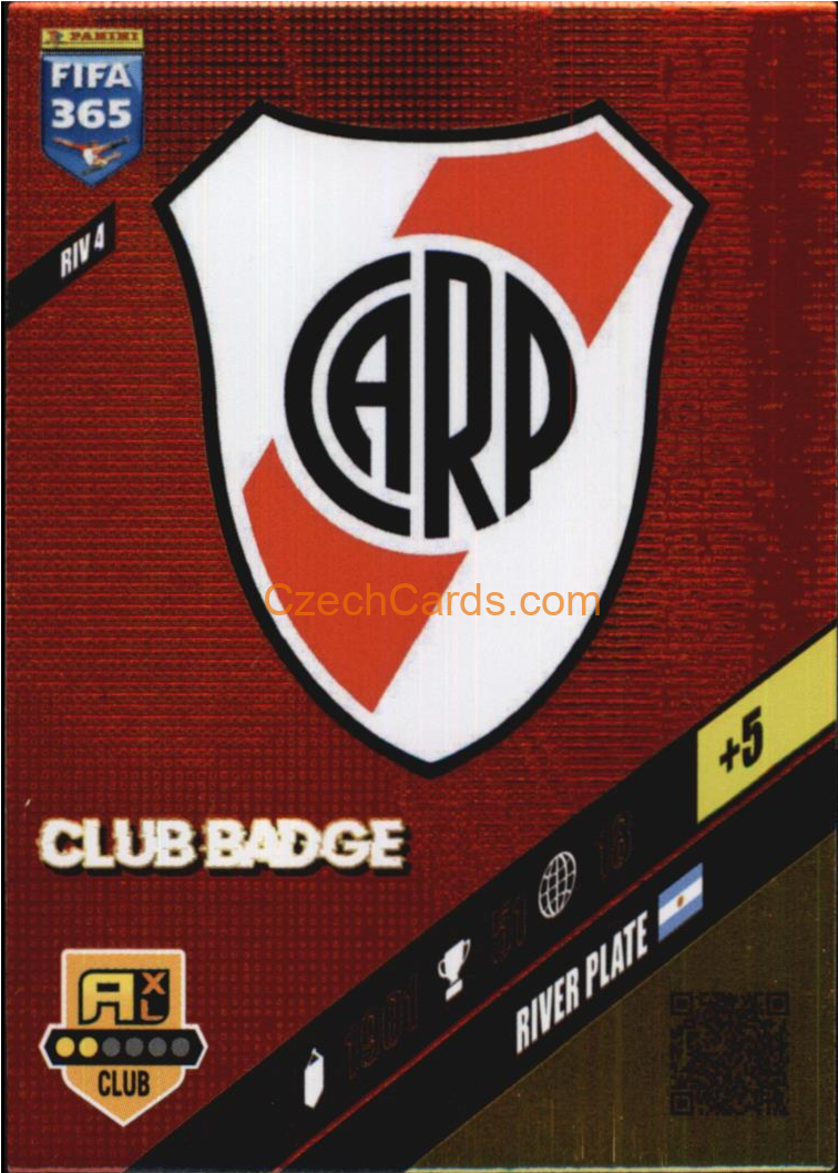 Club Badge 2024 Panini FIFA 365  Adrenalyn XL RIV4