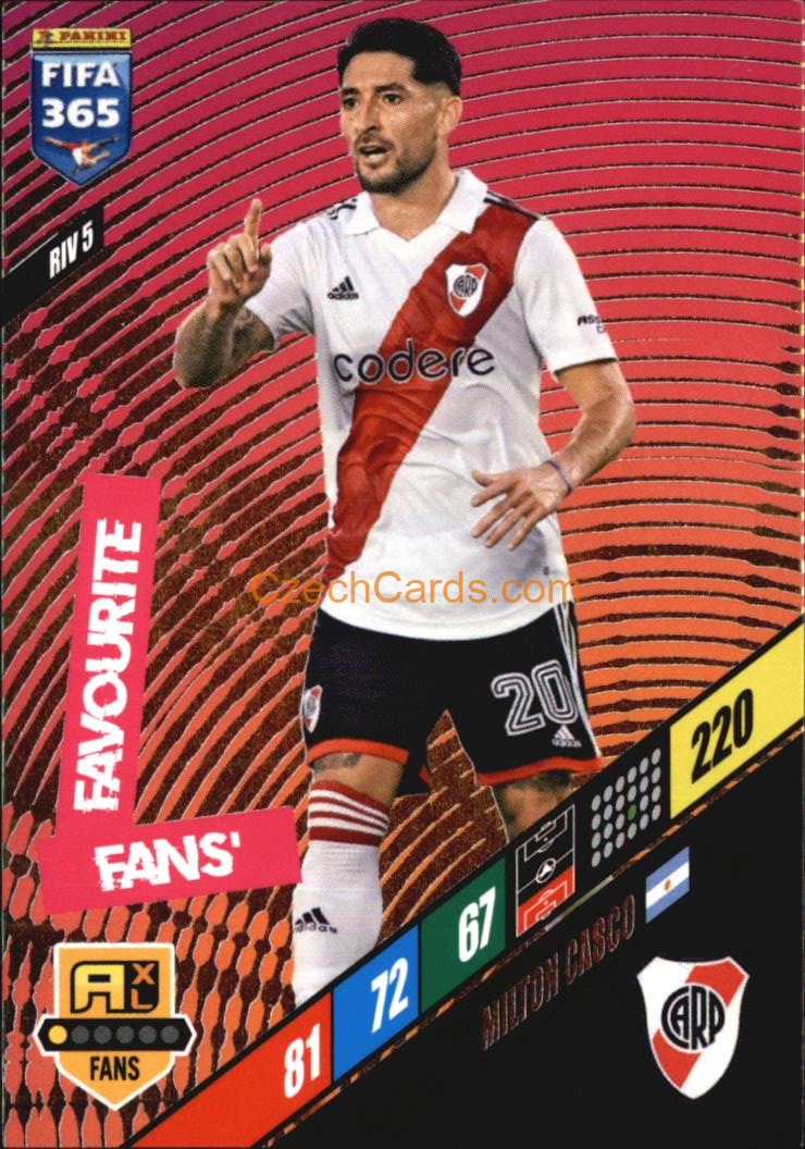 Milton Casco 2024 Panini FIFA 365  Adrenalyn XL Fans RIV5