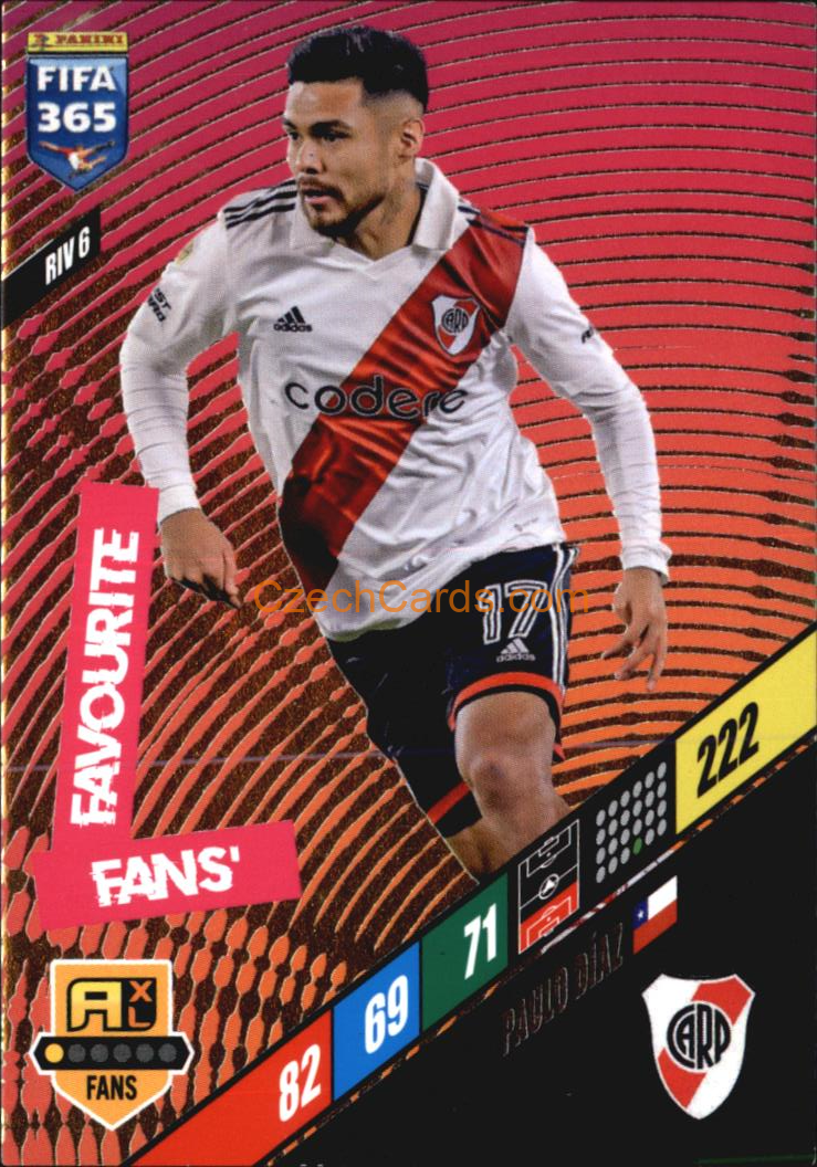 Paulo Díaz 2024 Panini FIFA 365  Adrenalyn XL Fans RIV6