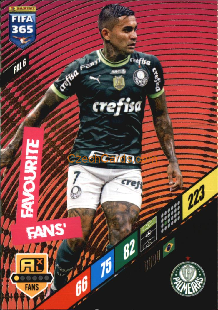 Dudu 2024 Panini FIFA 365  Adrenalyn XL Fans PAL6
