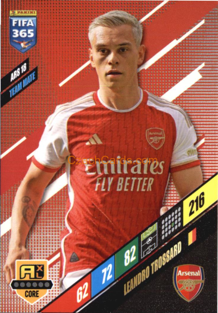 Leandro Trossard 2024 Panini FIFA 365  Adrenalyn XL ARS18